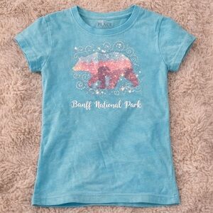 Kids Blue Banff National Park Graphic Tee